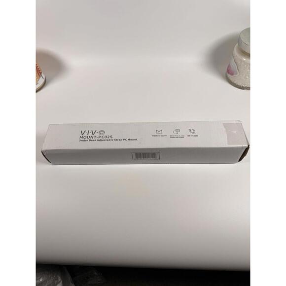 VIVO Under-Desk and Wall Mount PC Adjustable Strap and Steel Bracket Holder - Picture 2 of 2